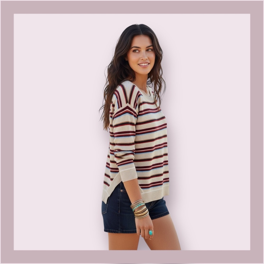 Free People Beach Road Trip Crop Sweater